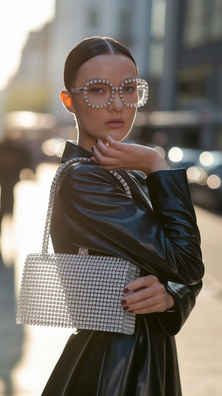 Glam Up Your Wardrobe with Crystal Bags outfit idea