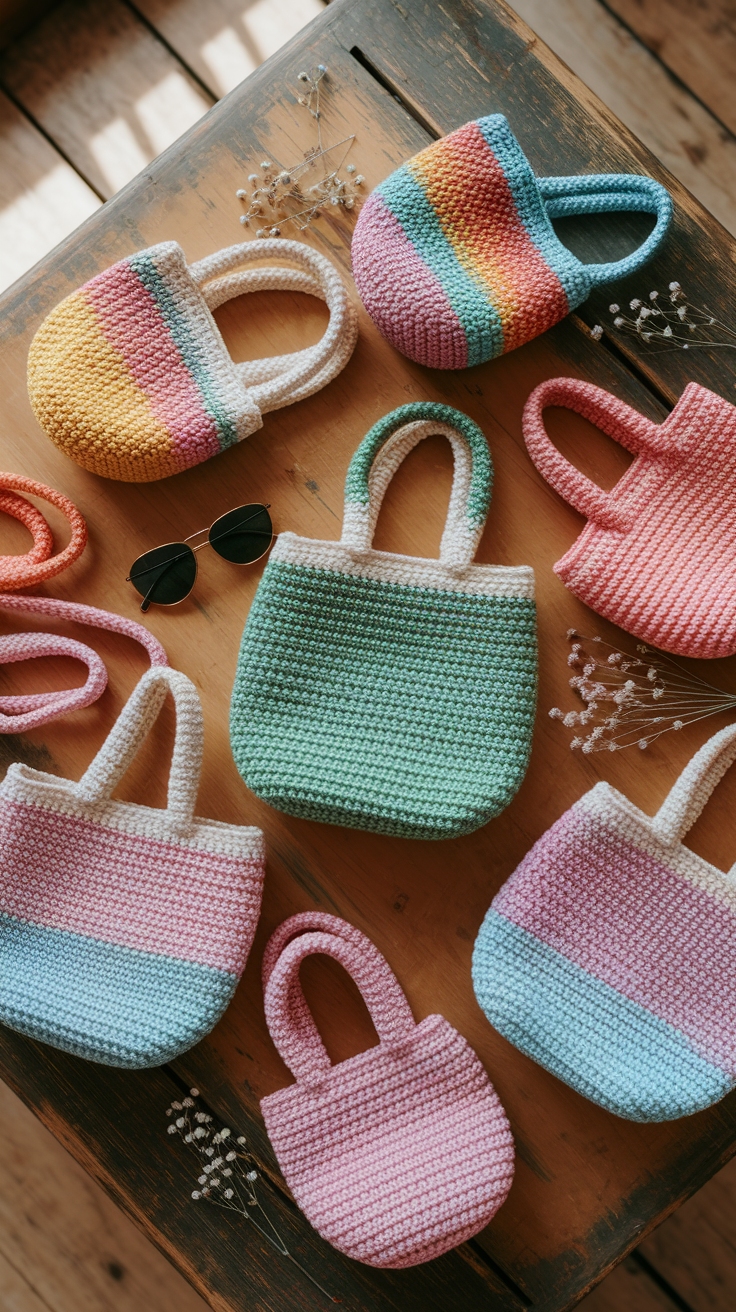 Creative Cute Crochet Bag Ideas for Every Occasion outfit idea