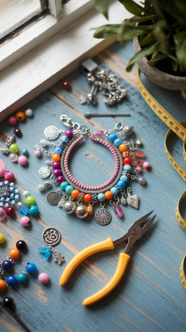 Stylish DIY Charm Bracelet Ideas for Creative Souls outfit idea