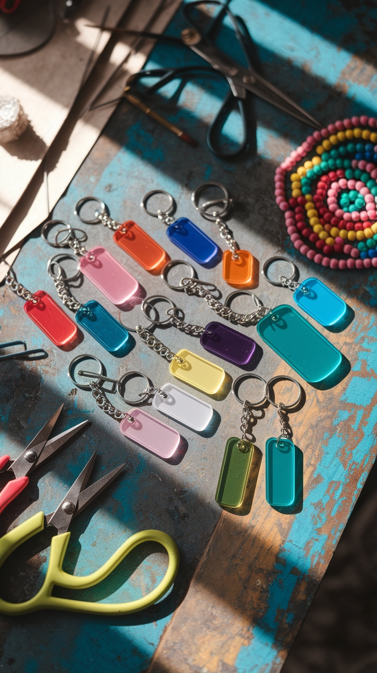 Stylish DIY Keychain Acrylic Designs You Can Craft outfit idea
