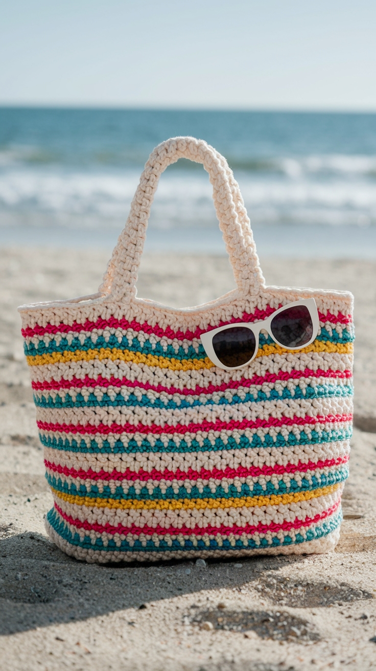 Easy Crochet Tote Bag: Quick and Chic Projects outfit idea