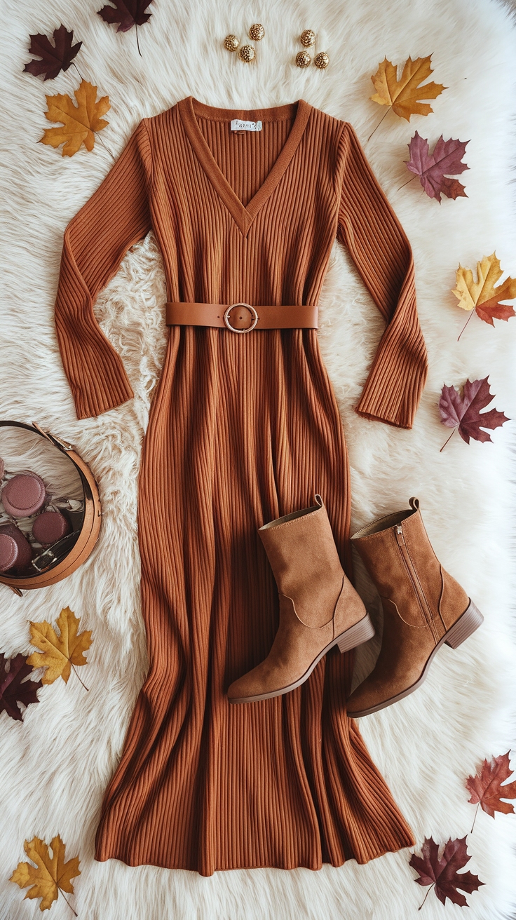 Fall Maxi Dresses: Fashionable Choices for Autumn outfit idea