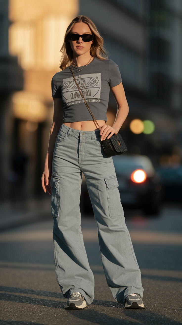 Flared Cargo Pants Outfit: Trendy Styles You’ll Love outfit idea