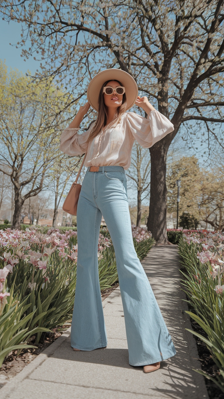 Flared Jeans Outfit Spring: Fresh Styles for the Season outfit idea