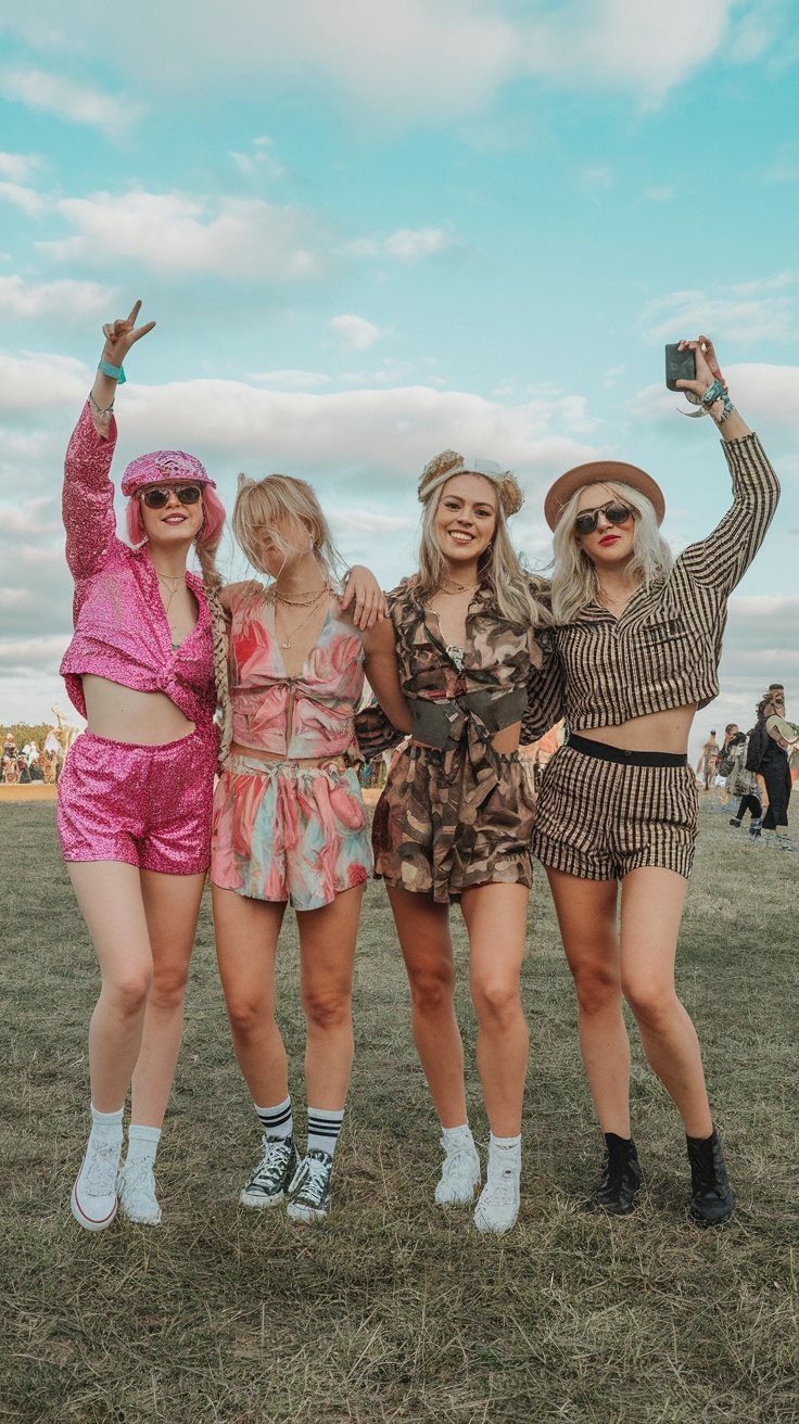 Best Group Festival Outfits for Friends and Fun outfit idea