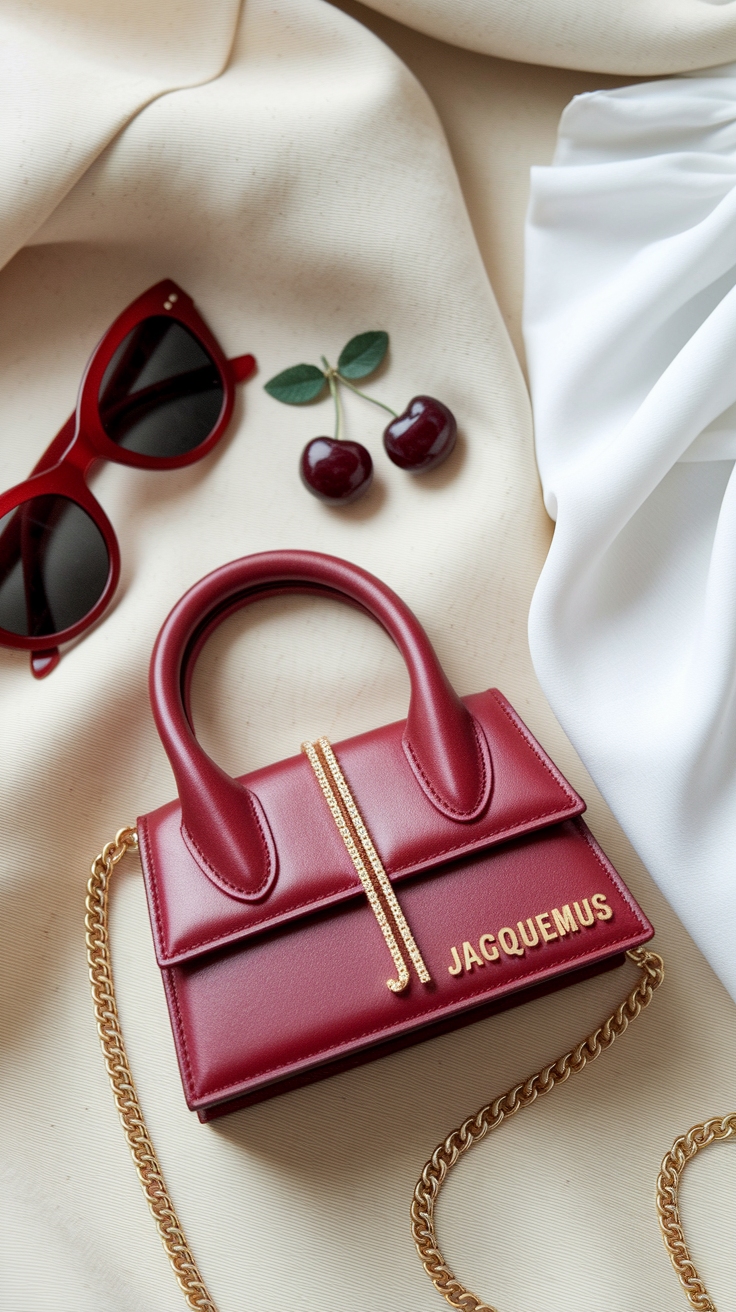 Make a Statement with the Jacquemus Red Bag outfit idea