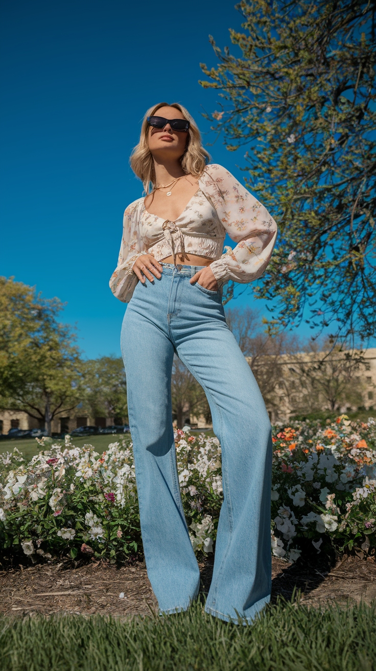 Low Rise Jeans Outfit Spring: Fresh Looks to Try Now outfit idea