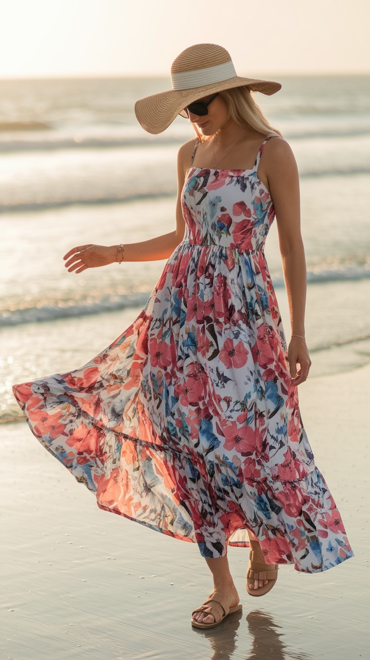 Effortless Maxi Dresses Casual Summer Looks for Any Outing outfit idea