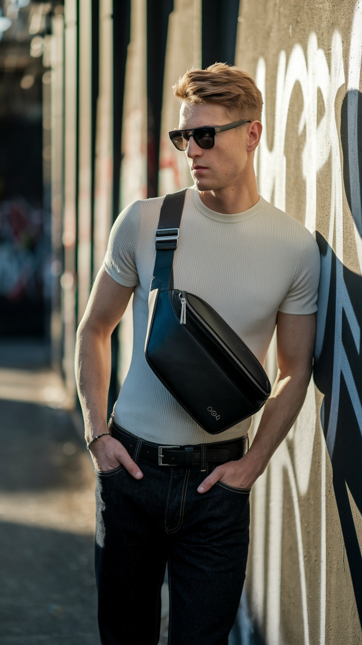 Choosing the Right Mens Shoulder Bag Cross Body for Men outfit idea