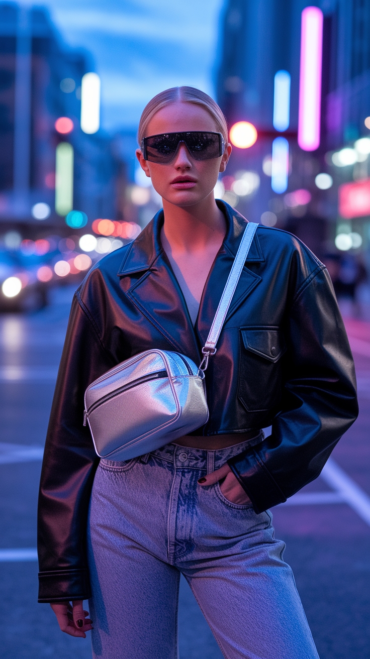 Metallic Bag Outfit: Shine Bright with This Accessory outfit idea