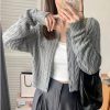 New Style Trends - Acubi Fall Cozy Cable-Knit Buttoned Cardigan - Outfit Ideas