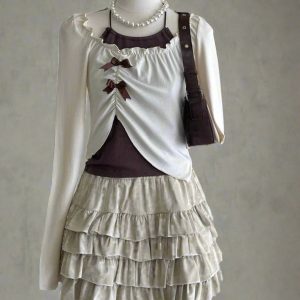 New Style Trends - Acubi Halter Top Autumn Set - Outfit Ideas