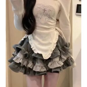 New Style Trends - Acubi Off Shoulder Clubwear Outfit Set - Outfit Ideas