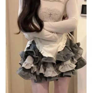 New Style Trends - Acubi Off Shoulder Clubwear Outfit Set - Outfit Ideas
