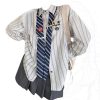 New Style Trends - Acubi Striped Button-Up Shirt - Outfit Ideas