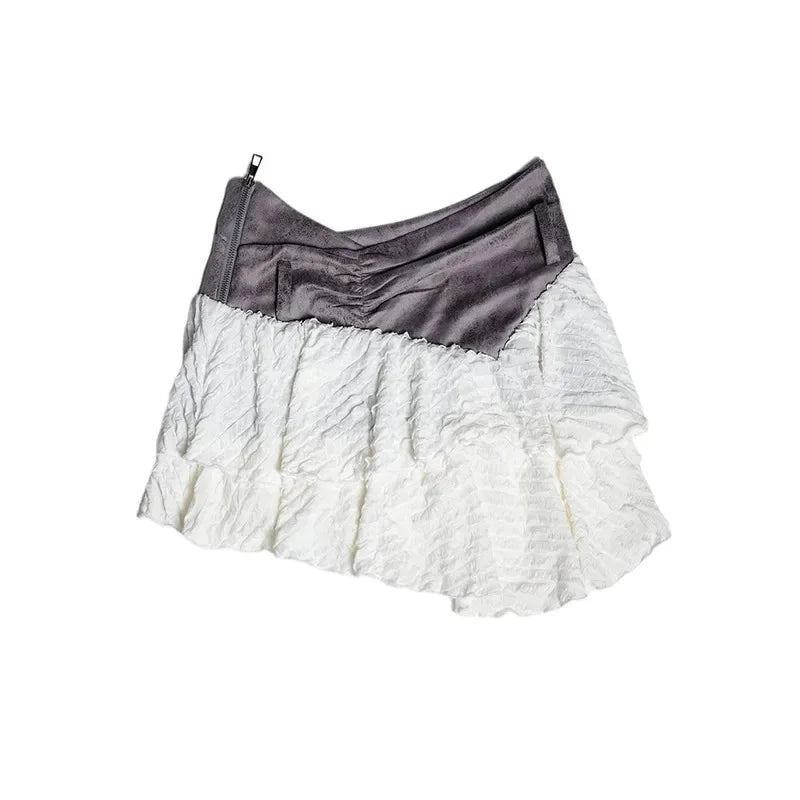 New Style Trends - Acubi Style Frosted Layers Skirt - Outfit Ideas