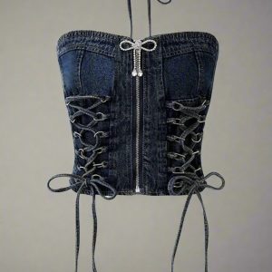 New Style Trends - Aesthetic Denim  Top - Outfit Ideas