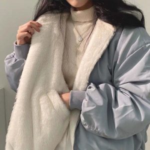 New Style Trends - Aesthetic Double-layer Winter Jacket - Outfit Ideas