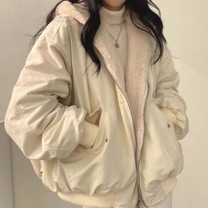 New Style Trends - Aesthetic Double-layer Winter Jacket - Outfit Ideas