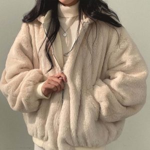 New Style Trends - Aesthetic Double-layer Winter Jacket - Outfit Ideas