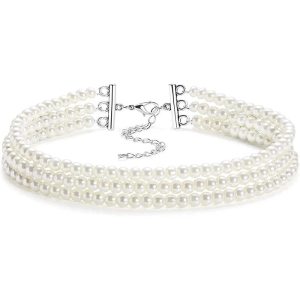 New Style Trends - Aesthetic Elegant White Pearl Choker - Outfit Ideas