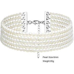New Style Trends - Aesthetic Elegant White Pearl Choker - Outfit Ideas