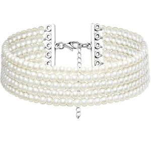 New Style Trends - Aesthetic Elegant White Pearl Choker - Outfit Ideas