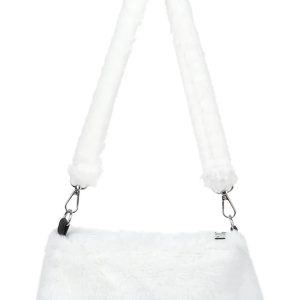 New Style Trends - Aesthetic Fluffy Shoulder Plush Tote - Outfit Ideas