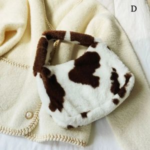New Style Trends - Aesthetic Fluffy Shoulder Plush Tote - Outfit Ideas
