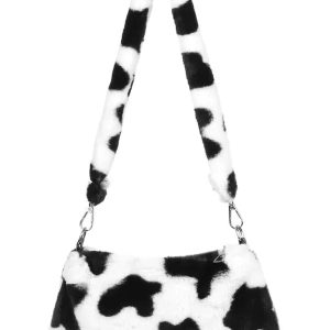 New Style Trends - Aesthetic Fluffy Shoulder Plush Tote - Outfit Ideas