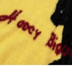 New Style Trends - Aesthetic Fuzzy Black Cat Knit Sweater - Outfit Ideas