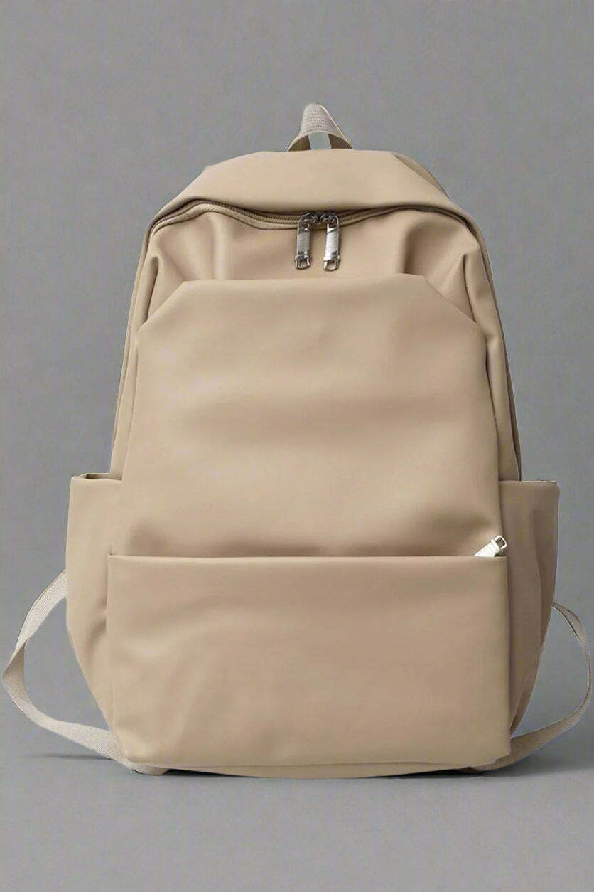 New Style Trends - Aesthetic PU Leather Couple Backpack - Outfit Ideas