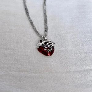 New Style Trends - Aesthetic Vivid Heartbeat Pendant - Outfit Ideas