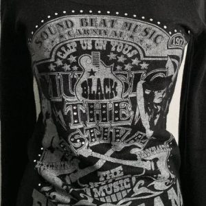 New Style Trends - Alt Festival Long Sleeve Top - Outfit Ideas