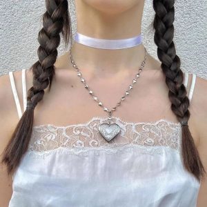 New Style Trends - Alt Goth Dark Romance Layered Necklace - Outfit Ideas