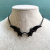 New Style Trends - Alt Goth Midnight Bat Wing Necklace - Outfit Ideas