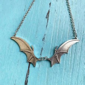 New Style Trends - Alt Goth Midnight Bat Wing Necklace - Outfit Ideas