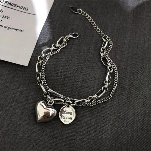 New Style Trends - Alt Gothic Cross Charm Layered Bracelet - Outfit Ideas