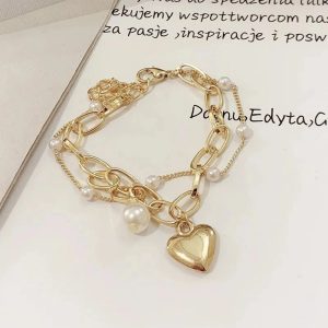 New Style Trends - Alt Gothic Cross Charm Layered Bracelet - Outfit Ideas