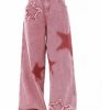 New Style Trends - Alt Pink High-waisted Wide Leg Jeans - Outfit Ideas