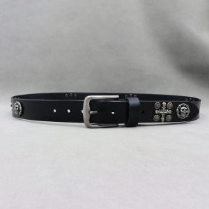 New Style Trends - Alt Skull Emblem Gothic Belt - Outfit Ideas
