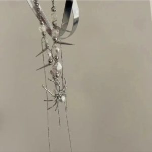New Style Trends - Alt Spider Queen Pearl Spike Choker - Outfit Ideas
