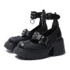 New Style Trends - Alt Spiked Ankle Strap Platform Heels - Outfit Ideas