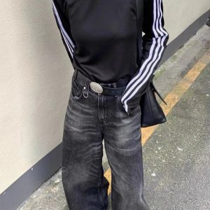 New Style Trends - Alt Y2K Black Jeans - Outfit Ideas
