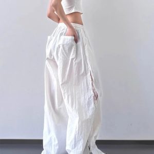 New Style Trends - Angel Flow Lace Panel Alt Pants - Outfit Ideas
