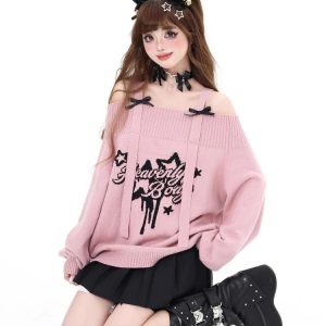 New Style Trends - Angelic Rebel Pastel Goth Sweater - Outfit Ideas