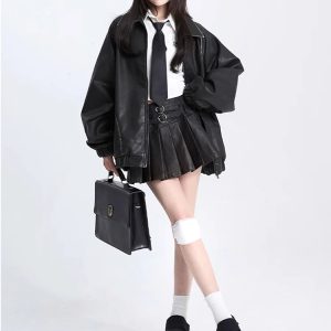 New Style Trends - Autumn Scholar Zip Retro Jacket - Outfit Ideas