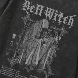 New Style Trends - Bell Witch Alt Goth Long Sleeve Sweatshirt - Outfit Ideas