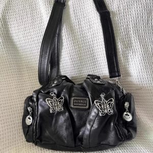 New Style Trends - Black Y2k Shoulder Bag - Outfit Ideas