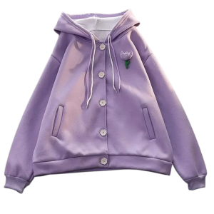 New Style Trends - Blush Bloom Button Kawaii Jacket - Outfit Ideas